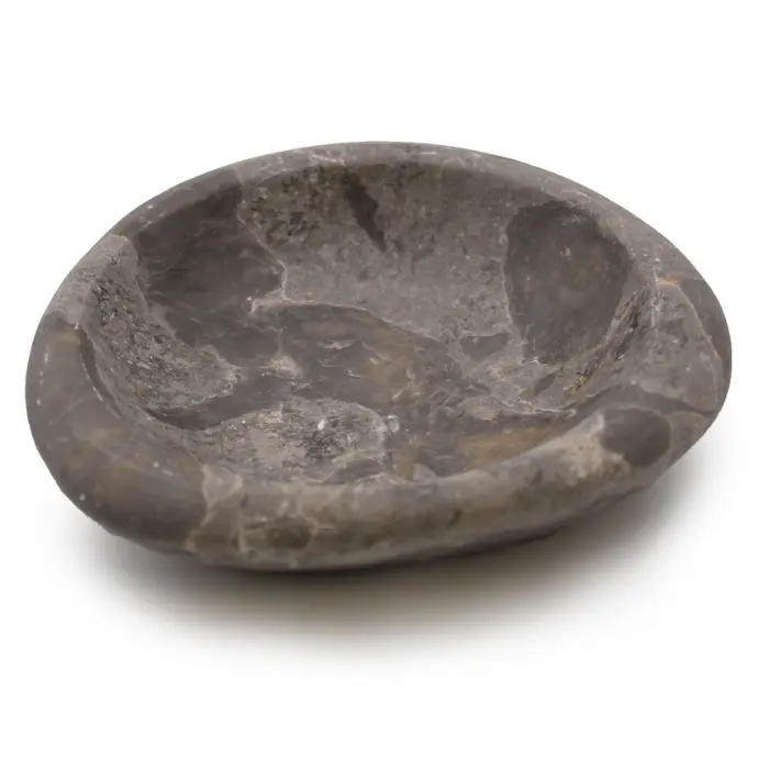 Tri-Oval Marble Soap Dish