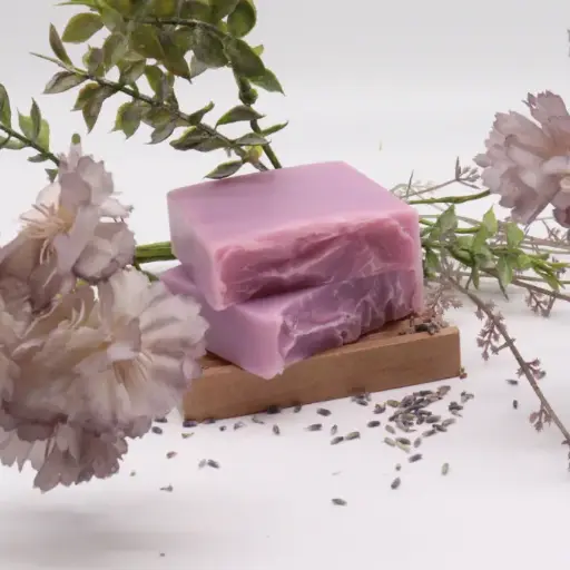 Lavender Serenity Soap Slice